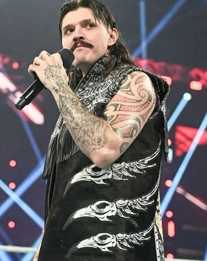 RAW Judgment Day Dominik Mysterio Daddy Dom Black Leather Vest 5 RAW Judgment Day Dominik Mysterio Daddy Dom Black Leather Vest 5