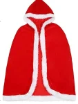 Christmas Red Santa Claus Hooded Cloak