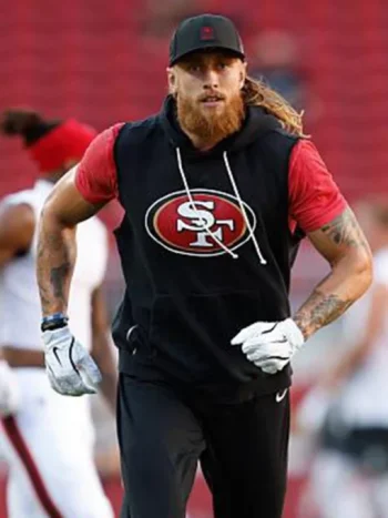 George-kittle-San-Francisco-49ers-Sleeveless-Hoodie.webp