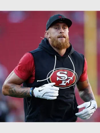 George kittle San Francisco 49ers Sleeveless Black Hoodie