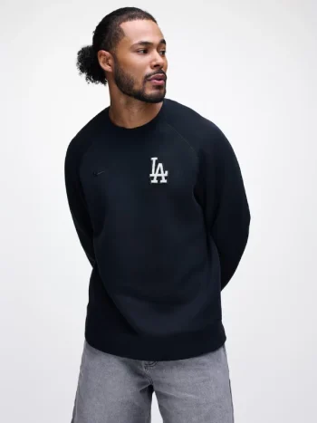 Los-Angeles-Dodgers-Nike-Black-Tech-Fleece-Raglan-Sweatshirt.webp