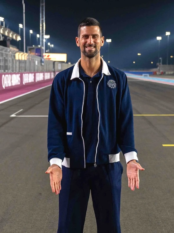 Novak Djokovic F1 Qatar Grand Prix 2025 Bomber Jacket Novak-Djokovic-F1-Qatar-Grand-Prix-2025-Bomber-Jacket.webp
