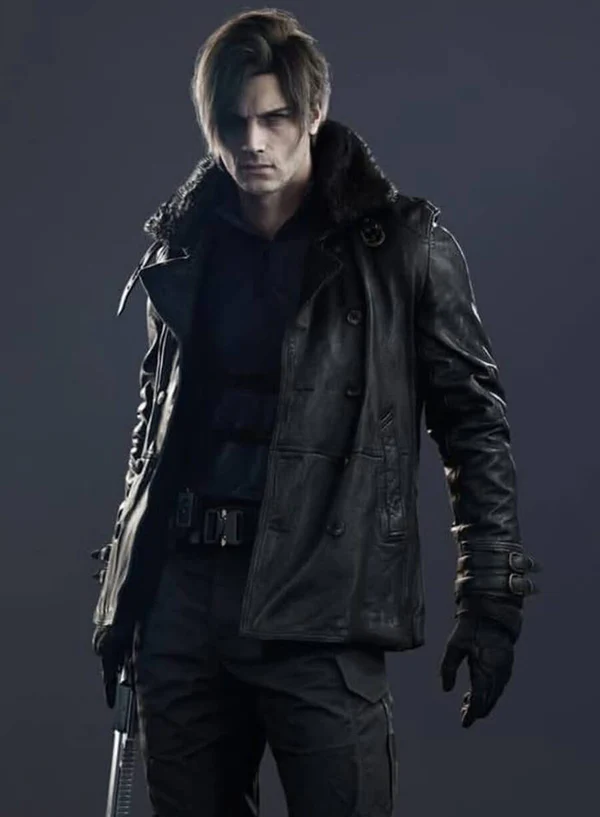 Resident Evil 9 Requiem Leon Kennedy Black Leather Jacket 1 Resident Evil 9 Requiem Leon Kennedy Black Leather Jacket 1