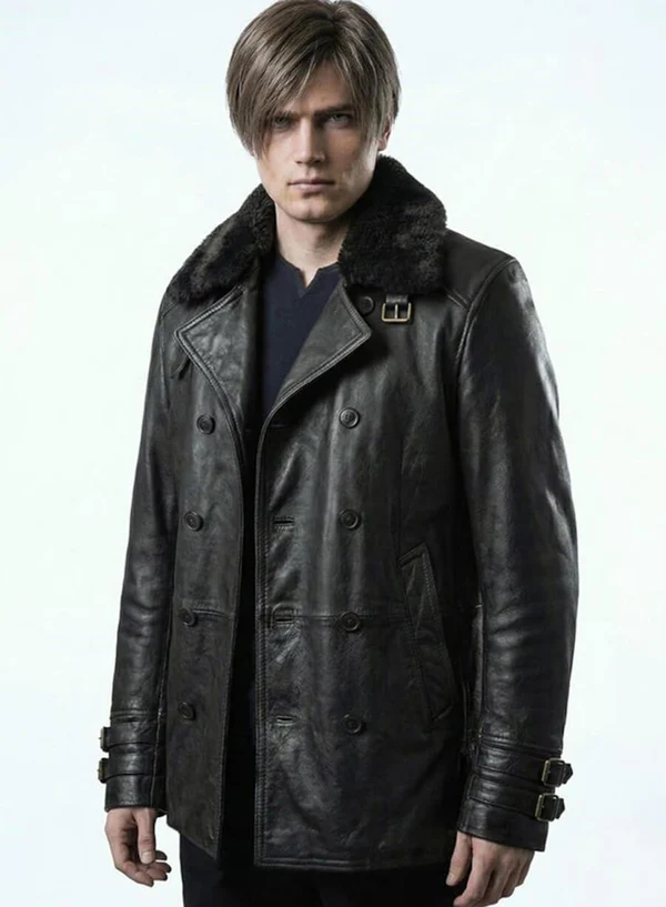 Resident Evil 9 Requiem Leon Kennedy Black Leather Jacket 3 Resident Evil 9 Requiem Leon Kennedy Black Leather Jacket 3