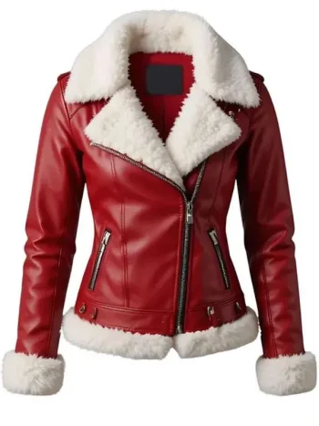 Women-Red-Christmas-Shearling-Leather-Jacket.webp