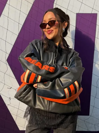 Alannah-Davidson-Chicago-Bears-Leather-Jacket1.webp