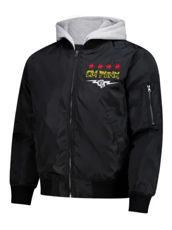 CM-Punk-Black-Hooded-Bomber-Jacket1.webp