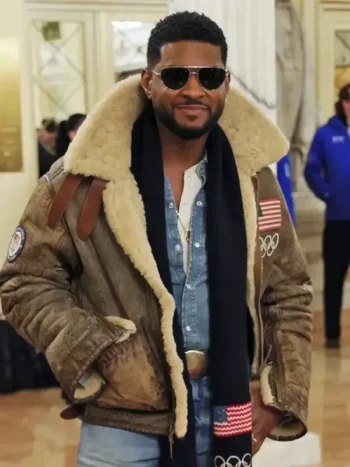 Olympics-2026-Usher-Shearling-Leather-Jacket.webp