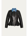 The-View-2026-Ana-Navarro-Black-Peplum-Leather-Jacket-1.jpg
